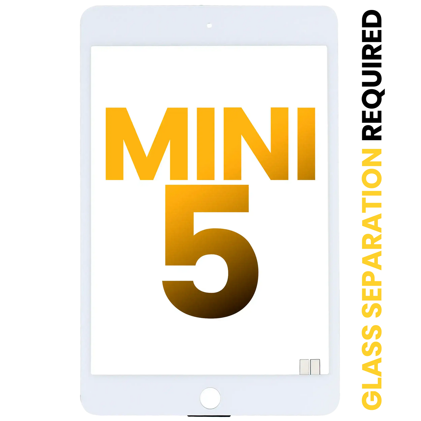 Digitizer For iPad Mini 5 (Glass Separation Required) (Premium) (White)