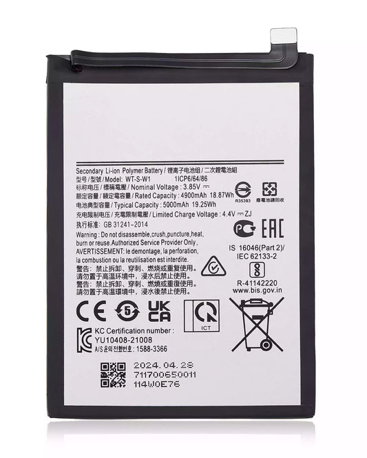 Replacement Battery For Samsung Galaxy A04 (A045 / 2022) / A04E (A042 / 2022) / A14 (A145 / 2023) / A14 5G (A146U / A146P / A146V / A146W / 2023) / A037U / 2021) (WT-S-W1)