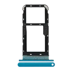 Dual Sim Card Tray For Motorola Moto E7 Power (XT2097-6 / 2021) (Tahiti Blue)