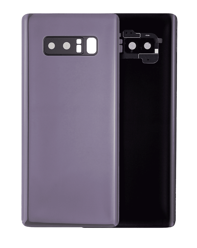 Back Cover Glass With Camera Lens For Samsung Galaxy Note 8(Aftermarket Plus) (Orchid Gray)