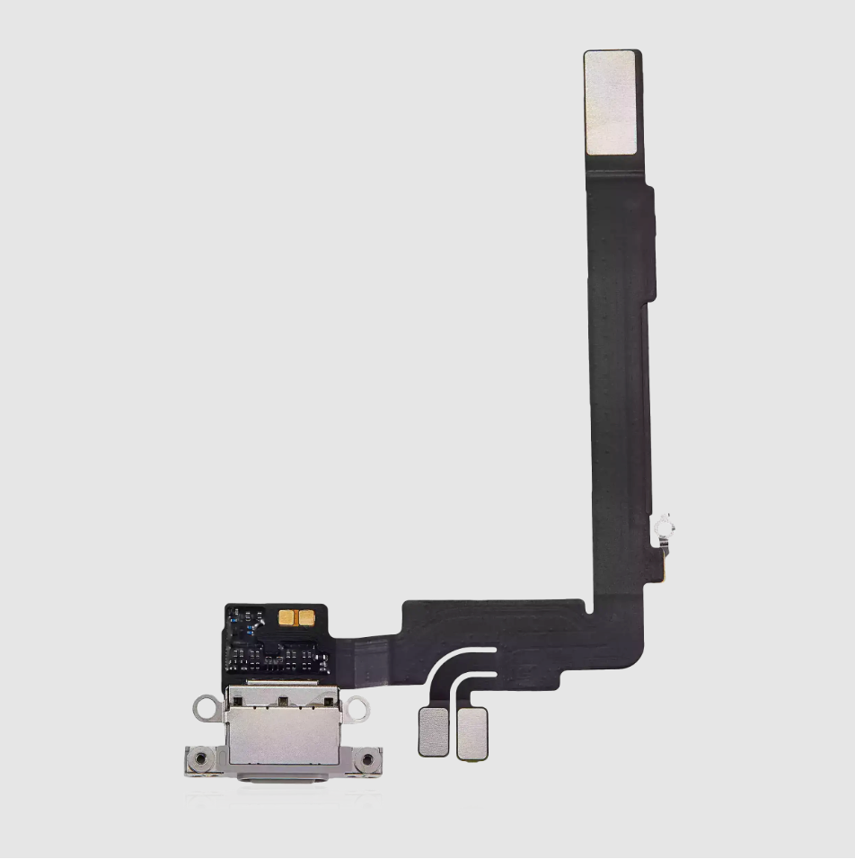 Charging Port Flex Cable For iPhone 16 Pro Max (Premium) (White Titanium)
