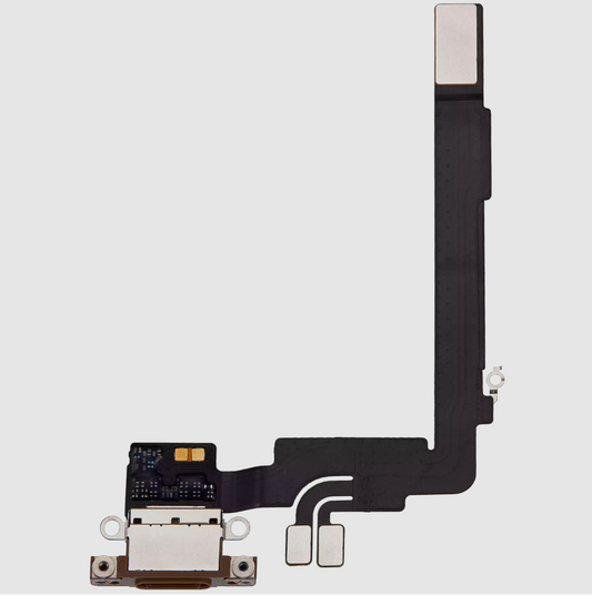 Charging Port Flex Cable For iPhone 16 Pro Max (Premium) (Desert Titanium)