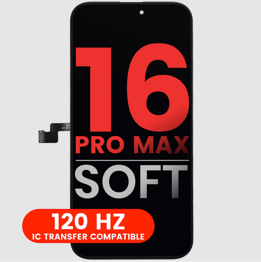 OLED Assembly For iPhone 16 Pro Max (Aftermarket Plus: Soft) (120HZ)