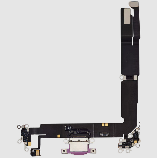 Charging Port Flex Cable For iPhone 16 Plus (Premium) (Pink)