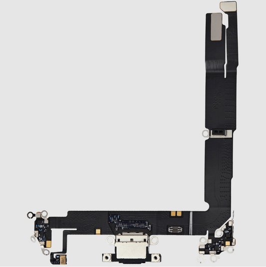 Charging Port Flex Cable For iPhone 16 Plus (Premium) (Black)