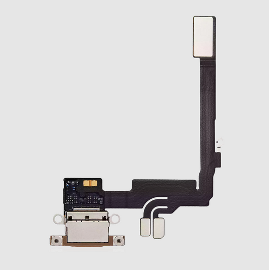 Charging Port Flex Cable For iPhone 16 Pro (Premium) (Desert Titanium)