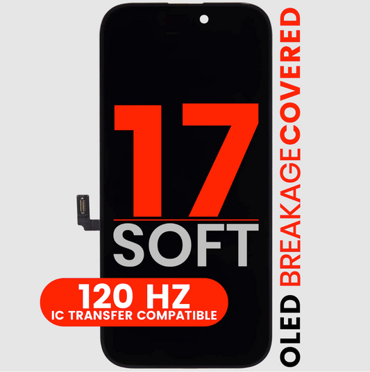 OLED Assembly Compatible For iPhone 17 (Aftermarket Pro: Soft) (120HZ)