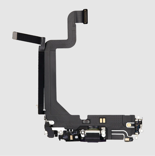 Charging Port Flex Cable For iPhone 14 Pro Max (Premium) (Deep Purple)