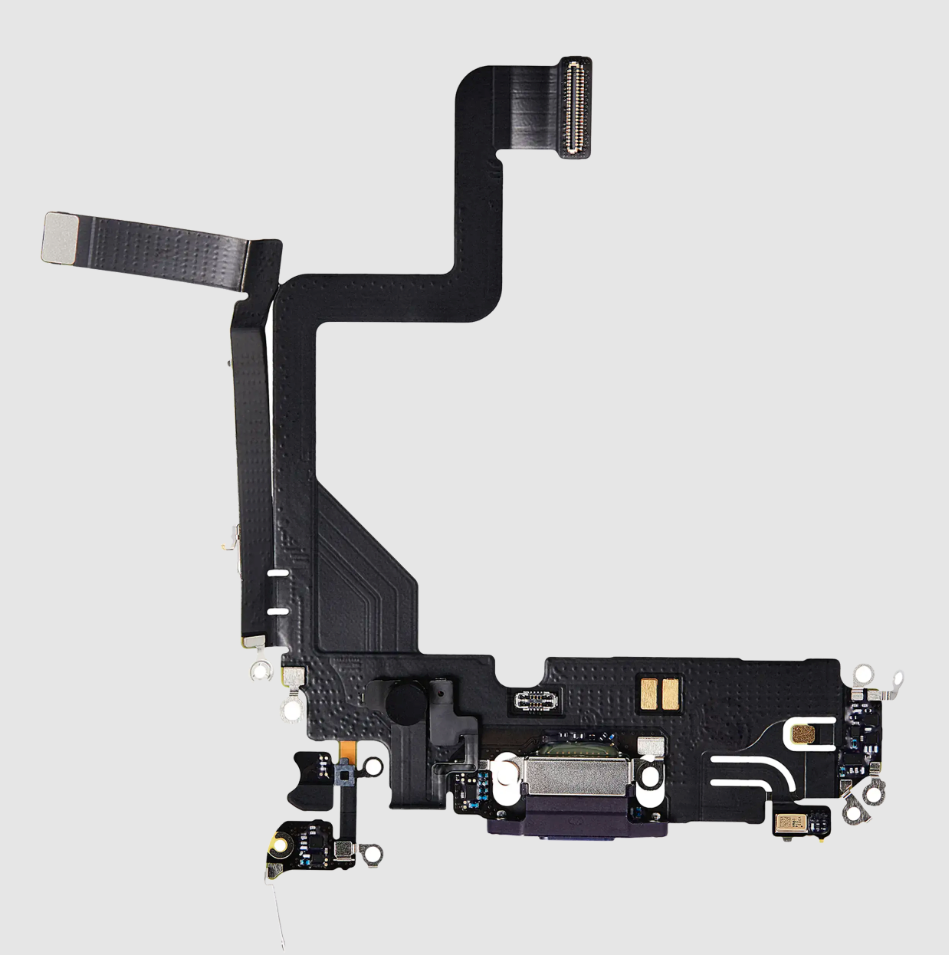 Charging Port Flex Cable For iPhone 14 Pro (Premium) (Deep Purple)