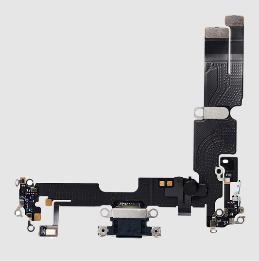 Charging Port Flex Cable For iPhone 14 Plus (Premium) (Midnight)
