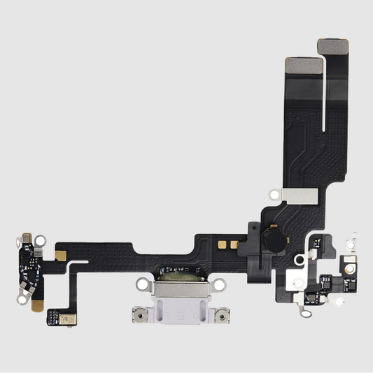 Charging Port Flex Cable For iPhone 14 (Premium) (Purple)