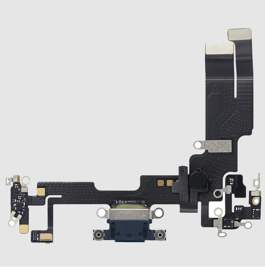 Charging Port Flex Cable For iPhone 14 (Premium) (Midnight)