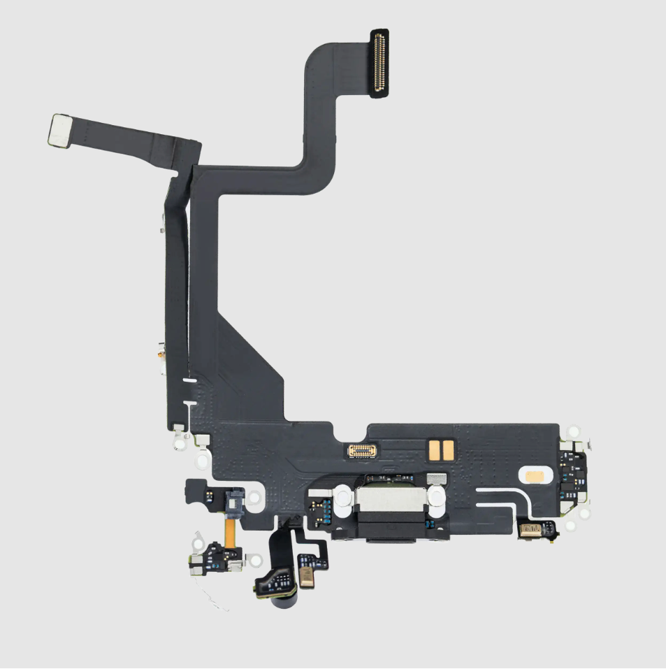 Charging Port Flex Cable For iPhone 13 Pro (Premium) (Graphite)