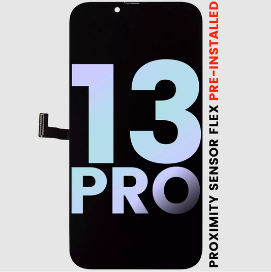 OLED Assembly With Proximity Sensor Flex Pre-Installed For iPhone 13 Pro (Service Pack)