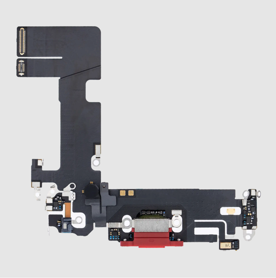 Charging Port Flex Cable For iPhone 13 (Premium) (Red)