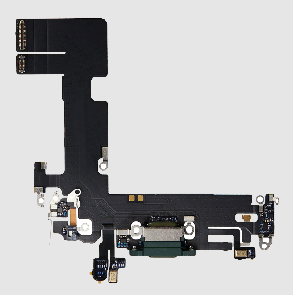 Charging Port Flex Cable For iPhone 13 (Premium) (Green)