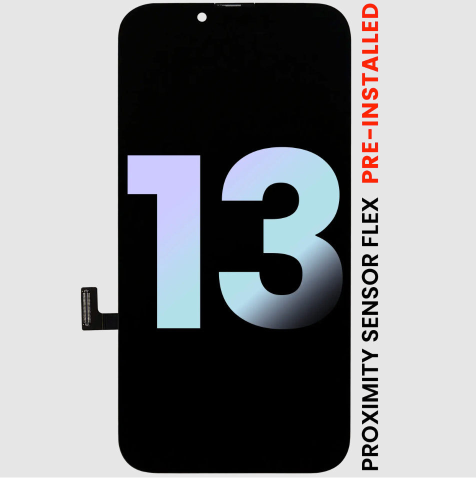 OLED Assembly With Proximity Sensor Flex Pre-Installed For iPhone 13 (Service Pack)