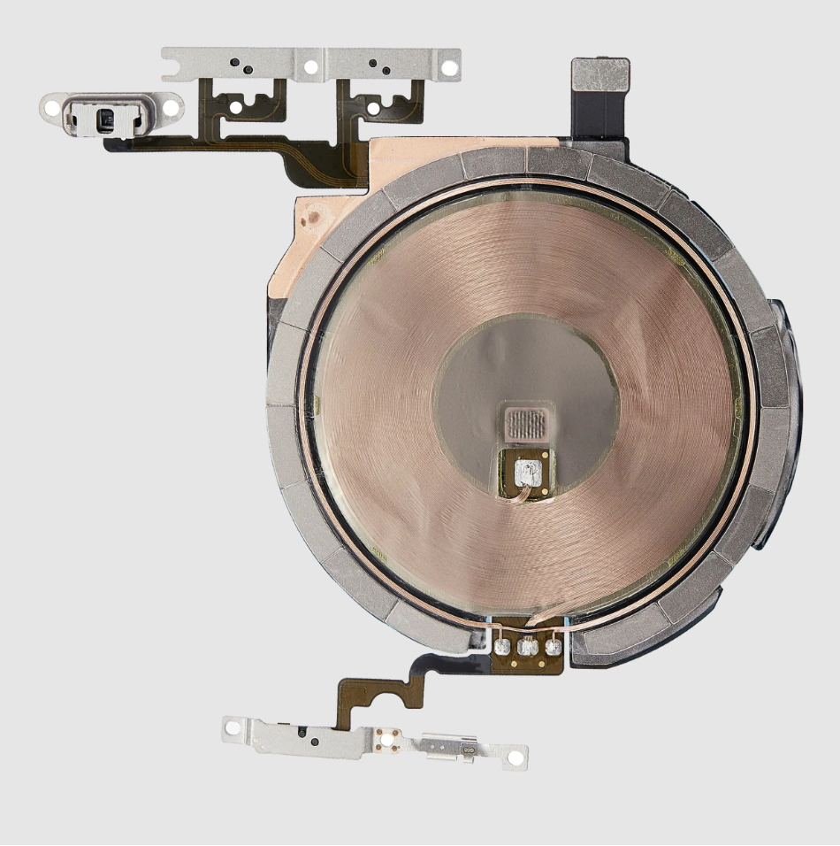 Wireless NFC Charging Flex With Power & Volume Flex Pre-Installed For iPhone 13 Mini