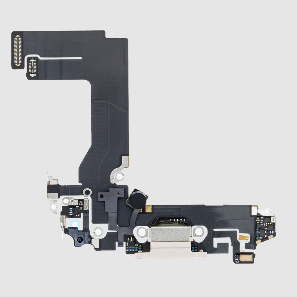 Charging Port Flex Cable For iPhone 13 Mini (Premium) (Pink)