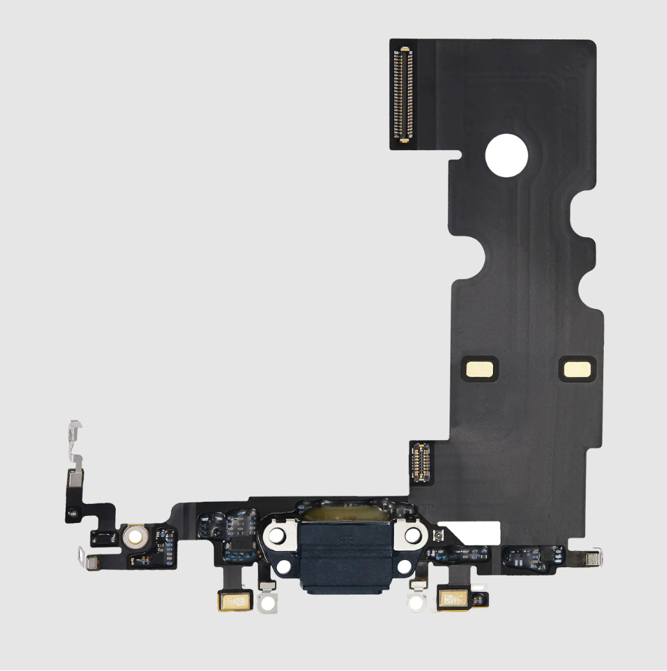 Charging Port Flex Cable For iPhone SE (2022) (Premium) (Midnight)