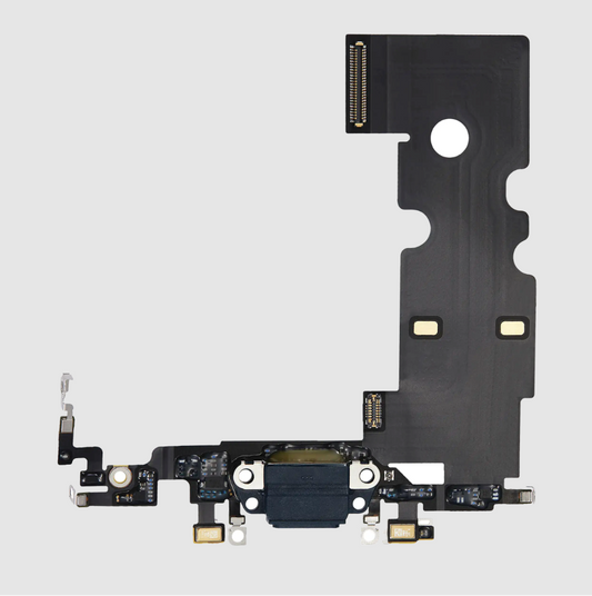 Charging Port Flex Cable For iPhone SE (2022) (Premium) (Midnight)