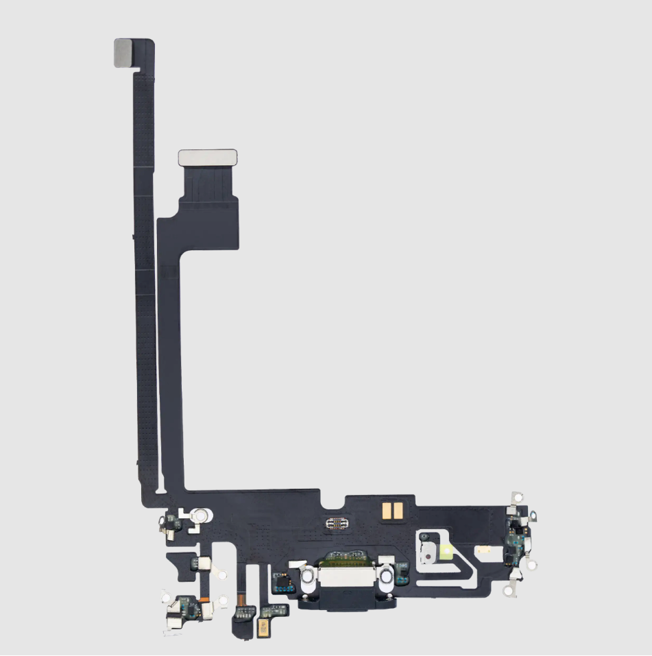 Charging Port Flex Cable For iPhone 12 Pro Max (Premium) (Pacific Blue)