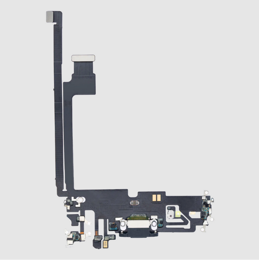 Charging Port Flex Cable For iPhone 12 Pro Max (Aftermarket Plus) (Pacific Blue)
