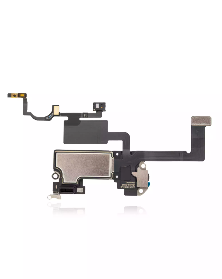 Earpiece Speaker With Proximity Sensor Cable For iPhone 12 / 12 Pro (Warning: Soldering Required For Face ID Functionality) (Premium)