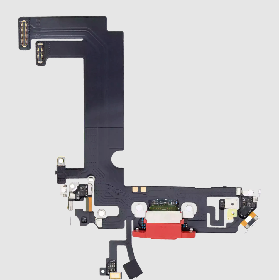 Charging Port Flex Cable For iPhone 12 Mini (Premium) (Red)