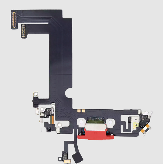 Charging Port Flex Cable For iPhone 12 Mini (Premium) (Red)