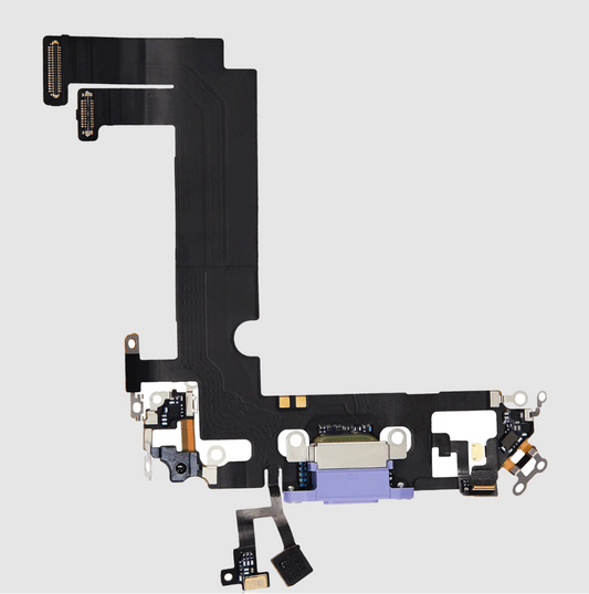 Charging Port Flex Cable For iPhone 12 Mini (Premium) (Purple)