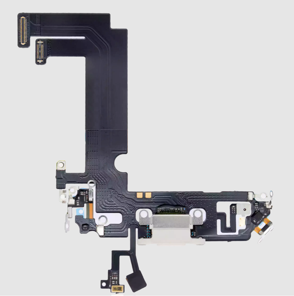 Charging Port Flex Cable For iPhone 12 Mini (Premium) (White)