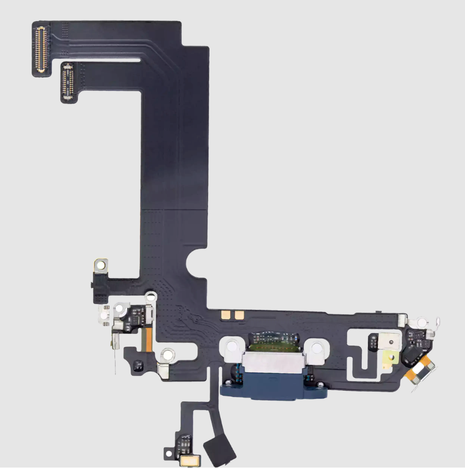 Charging Port Flex Cable For iPhone 12 Mini (Premium) (Blue)