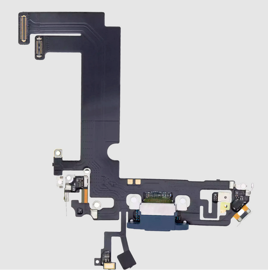 Charging Port Flex Cable For iPhone 12 Mini (Premium) (Blue)