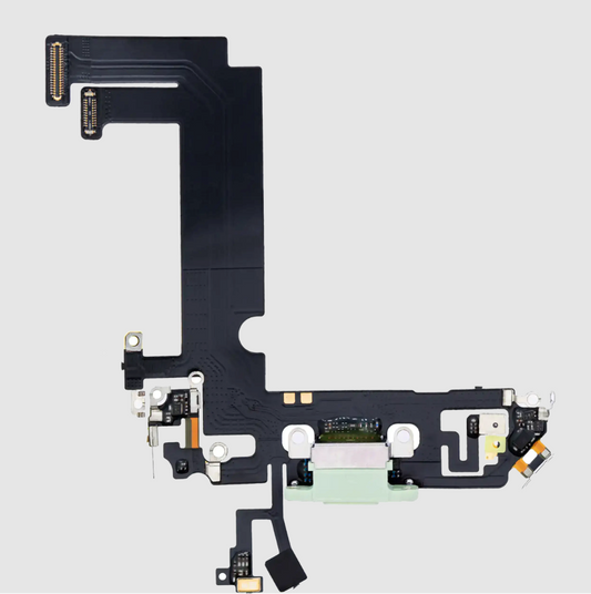 Charging Port Flex Cable For iPhone 12 Mini (Aftermarket Plus) (Green)