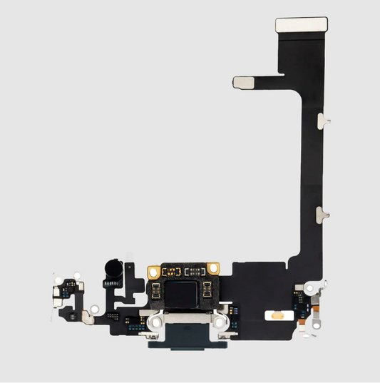 Charging Port Flex Cable With Board For iPhone 11 Pro (Premium) (Midnight Green)