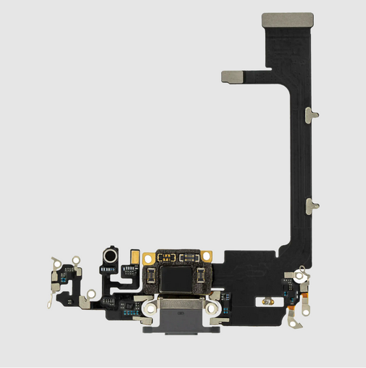 Charging Port Flex Cable With Board For iPhone 11 Pro (Aftermarket Plus) (Midnight Green)