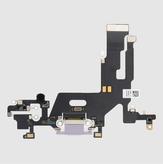 Charging Port Flex Cable For iPhone 11 (Aftermarket Plus) (Purple)