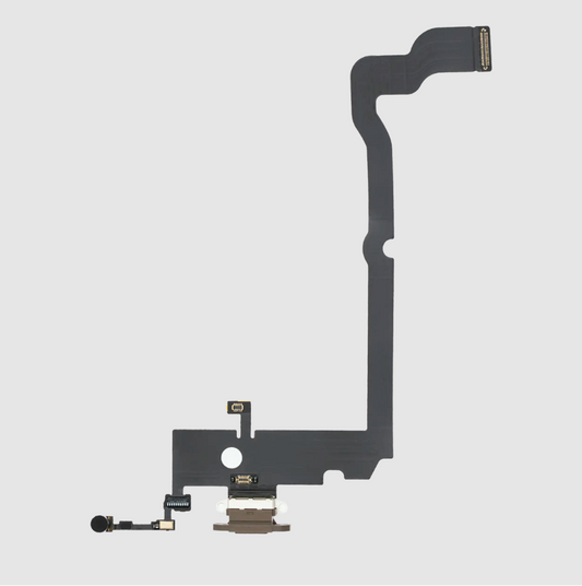 Charging Port Flex Cable For iPhone XS Max (Premium) (Gold)