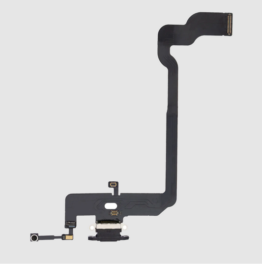 Charging Port Flex Cable For iPhone XS (Aftermarket) (Space Gray)
