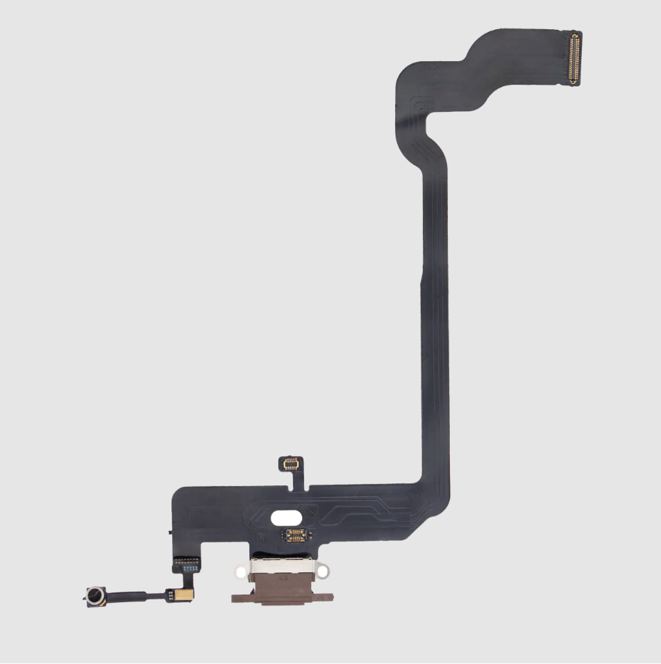 Charging Port Flex Cable For iPhone XS (Aftermarket) (Gold)