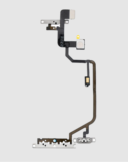 Power / Volume Flex Cable With Microphone For iPhone XR