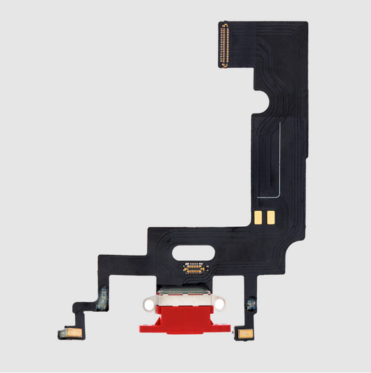 Charging Port Flex Cable For iPhone XR (Premium) (Red)