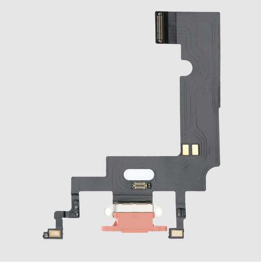 Charging Port Flex Cable For iPhone XR (Premium) (Coral)
