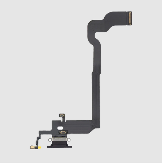Charging Port Flex Cable For iPhone X (Premium) (Space Gray)