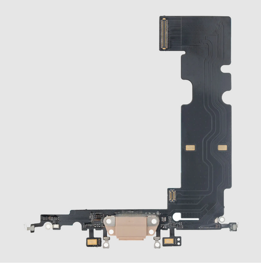 Charging Port Flex Cable For iPhone 8 Plus (Premium) (Gold)