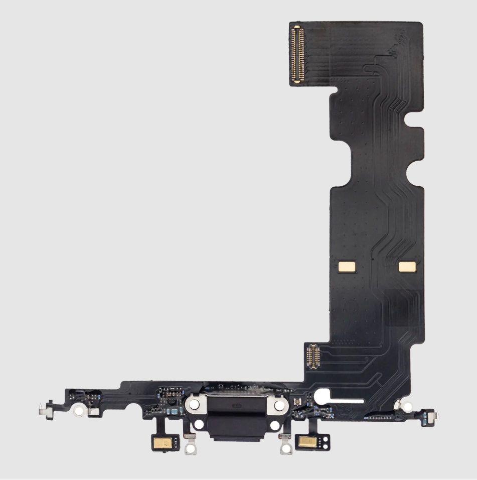 Charging Port Flex Cable For iPhone 8 Plus (Aftermarket) (Space Gray)