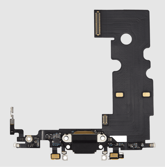 Charging Port Flex Cable For iPhone 8 (Premium) (Space Gray)