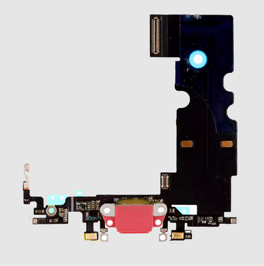 Charging Port Flex Cable For iPhone 8 (Premium) (Red)