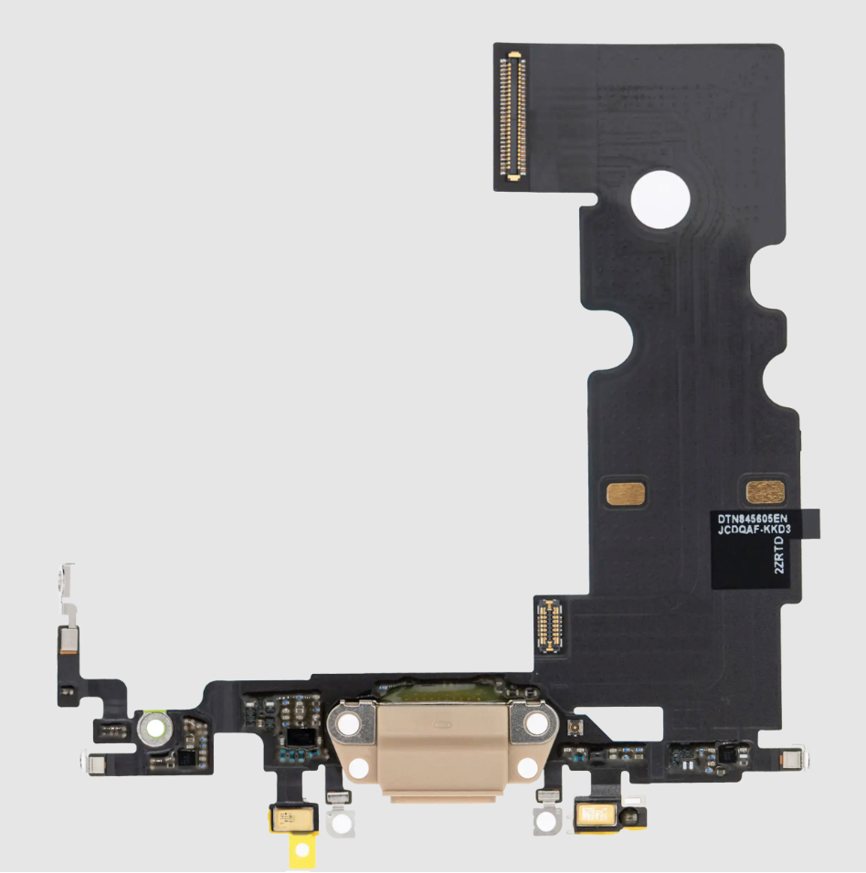 Charging Port Flex Cable For iPhone 8 (Premium) (Gold)